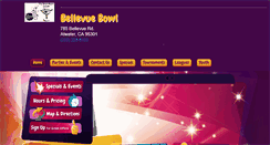 Desktop Screenshot of bellevuebowl.com